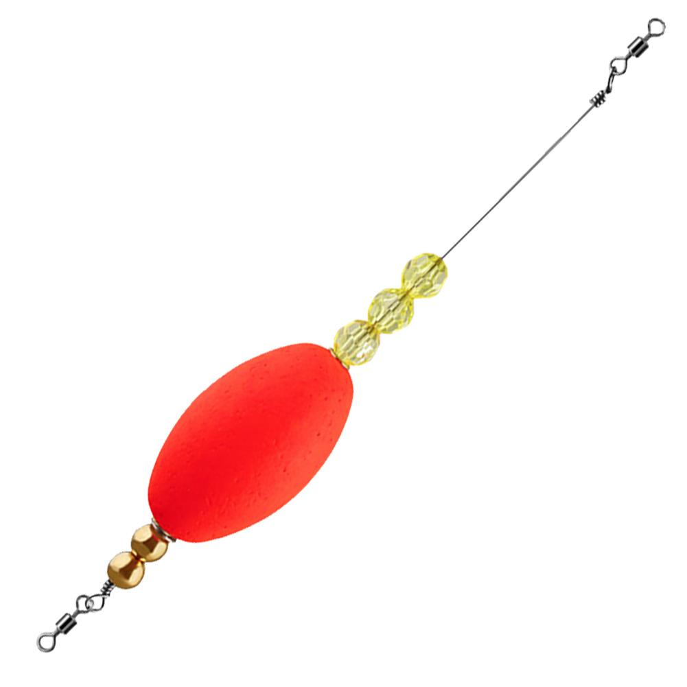 Fishing Bobbers Bright Color Popping Float Rigs Reusable Olive Shaped/Cylindrical for Saltwater Freshwater Fish