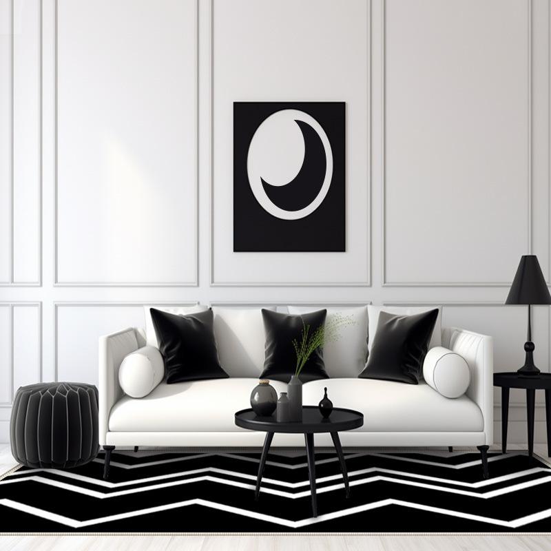 Light Luxury Living Room Carpet Room Large Area of Nordic Wind Sand Tea Table Mat All Shop with Dirt Resistant Floor Mat