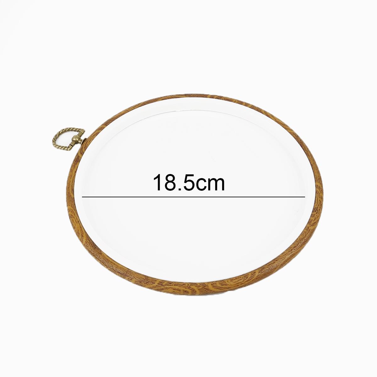 

Деревянная рамка для вышивки пяльцы кольцо круглая петля для вышивки крестом ручная игла для рукоделия швейные инструменты 21cm