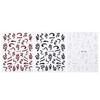 Black Snake Nail Art Stickers 3 Sheets Big Snake Designs Self Adhesive Nail Decals for Women Manicure Nail Decorations
