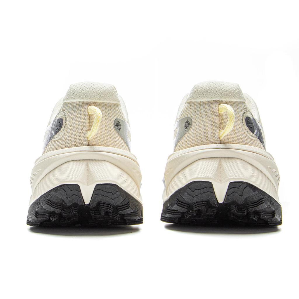 Li Ning Lu 2 Comfortable Trendy Non-Slip Durable Low-Top Trail Running Shoes Women sneaker Beige Silver ARNV010-3