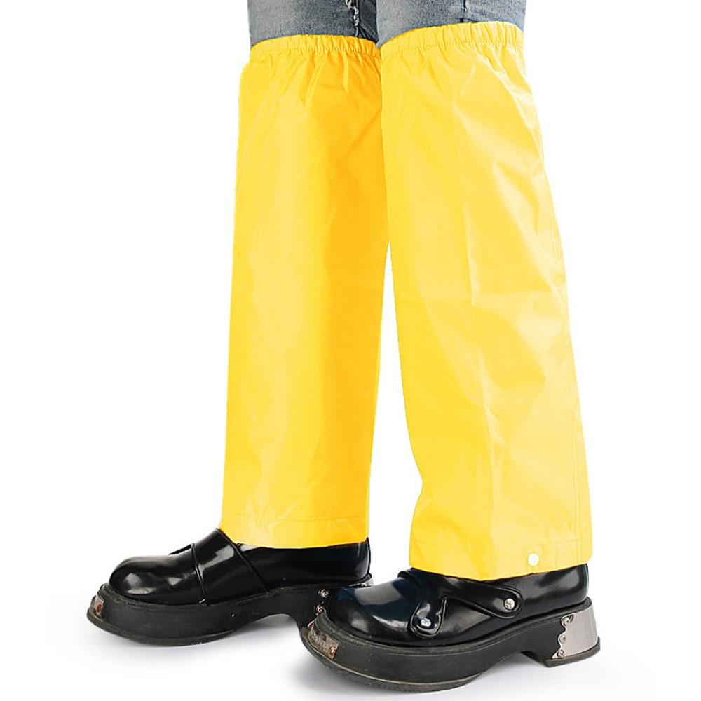 Outdoor Travel Waterproof Leg Cover Rainproof Stain Proof Leg Cover Elastic Buckle Design Riding Shoe Cover for Adult Student