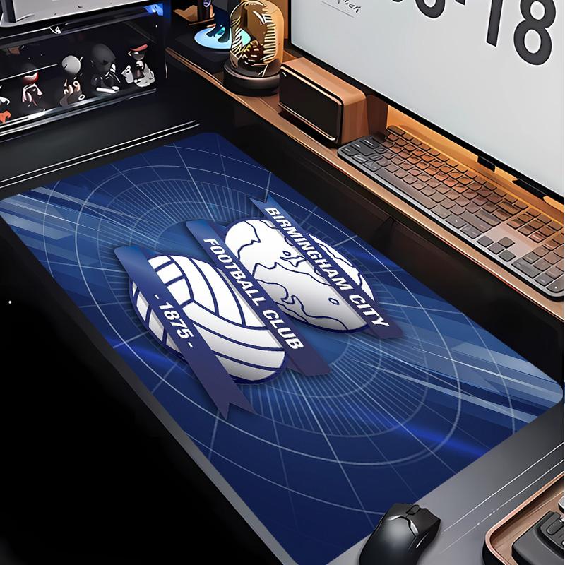 Birmingham City Football Pattern Mouse Pad Non?Slip Rubber Base Gaming Mousepad For Desk Office Home