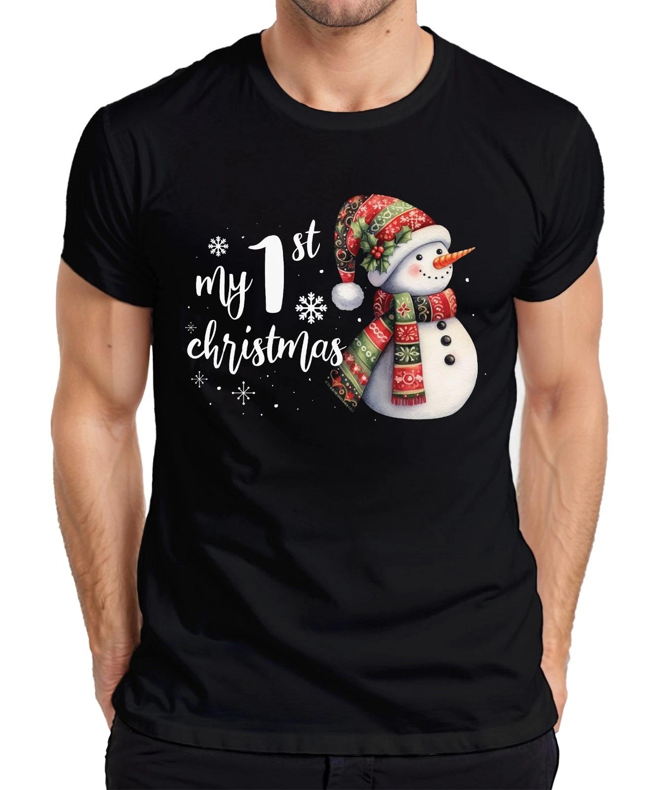 My 1st Christmas First Christmas - Xmas Gift Xmas Mens T-Shirt- S