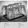 Retro Embossed Glacier Glass Tumbler Set