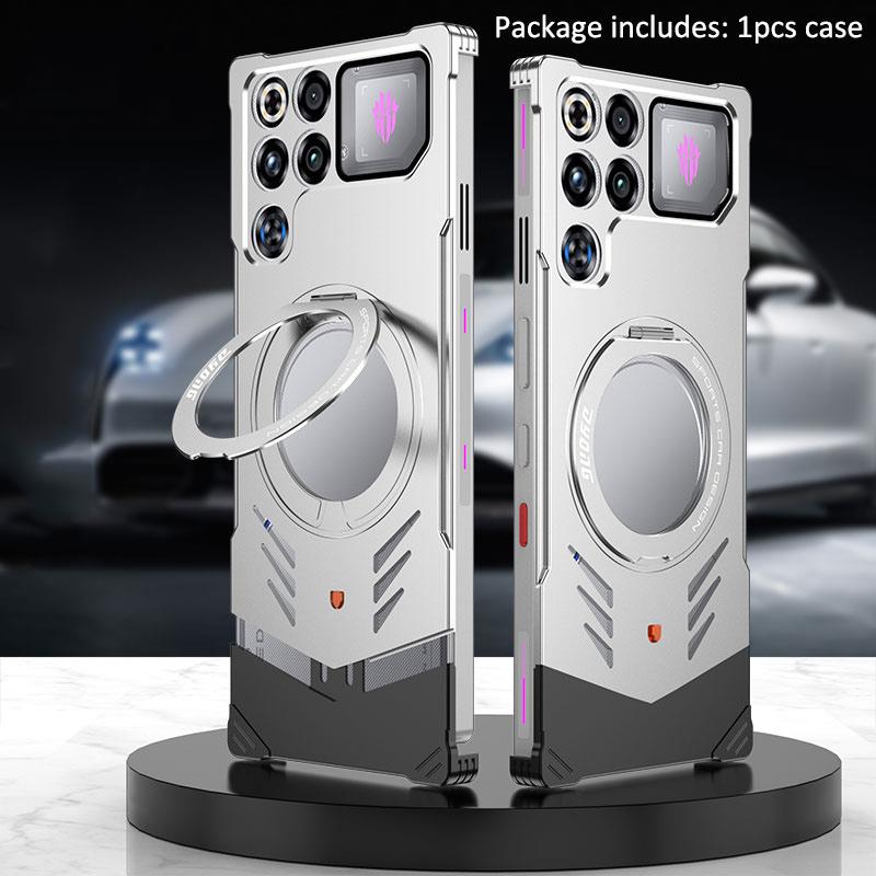 Aluminiumlegierung Kühlung Wärmeableitung Metall Magnetische Hülle Für ZTE Nubia RedMagic 11 Pro / Red Magic 11 Pro+ Abdeckung Stoßfest