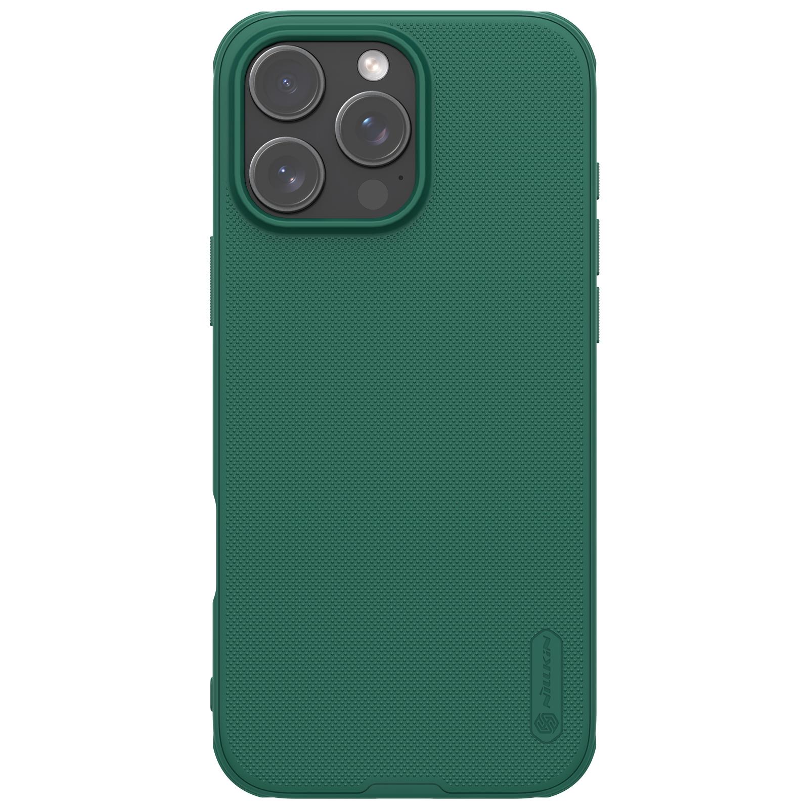 

NILLKIN Super Frosted Shield Pro For iPhone 16 Pro Case Matte PC+TPU Phone Cover Green