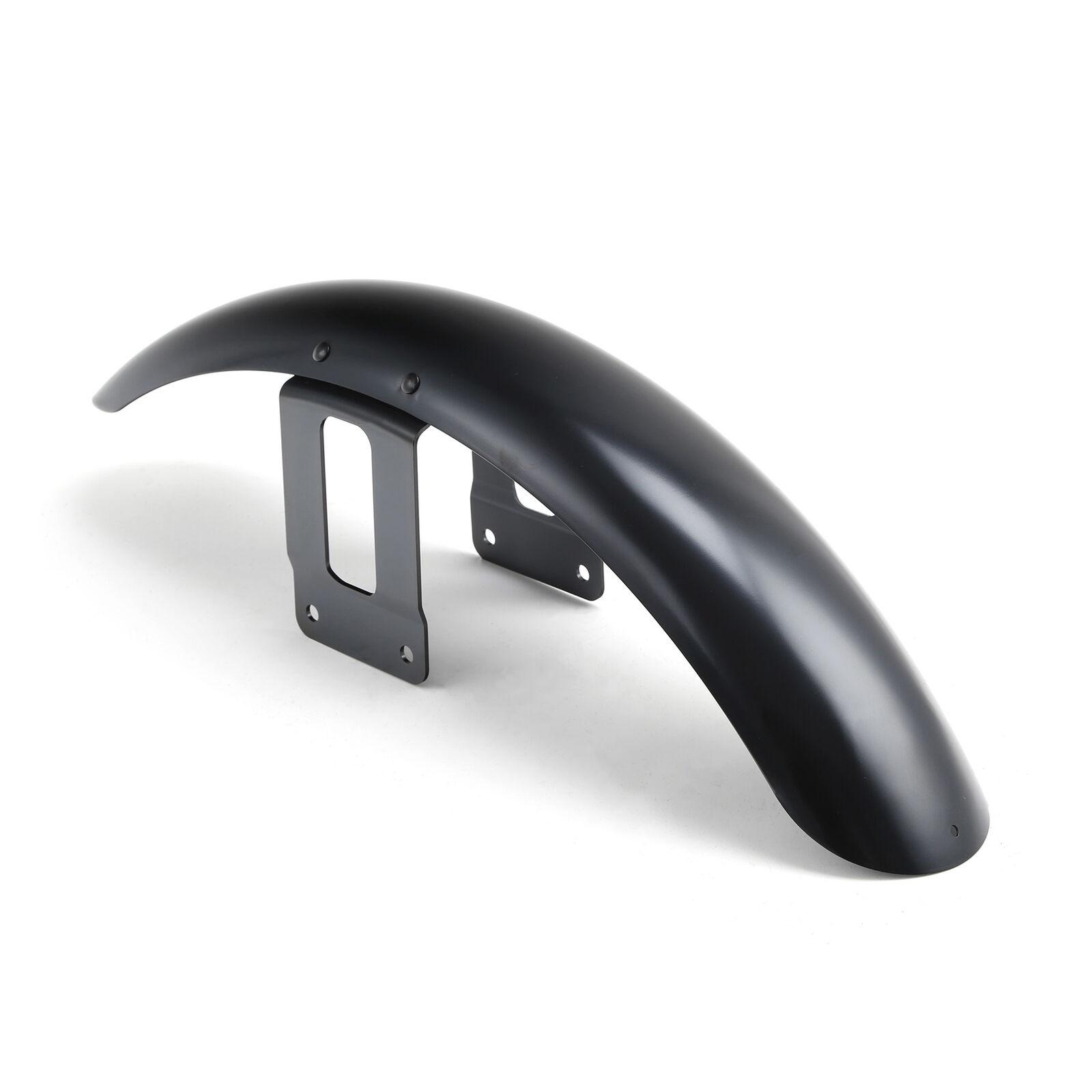 Iron Front Fender Mudguard Cover For Harley Sportster XL 883 1200 Motorcycle Unpainted Black