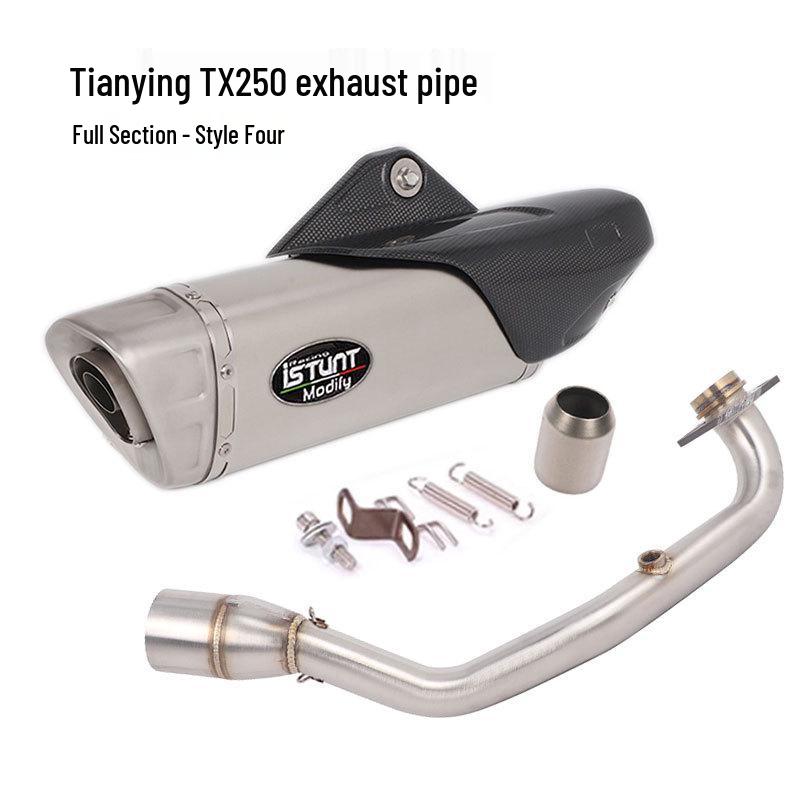 Skyhawk TX250 Exhaust Modification: Front & Full Section Muffler
