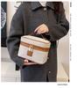 2024 Trendy Large-Capacity Metal Label Makeup Bag Organizer