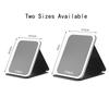 Foldable HD Makeup Mirror Intelligent Touch Control Adjustable Three Color Light LED Cosmetic Mirror Type-c Charging Two Size