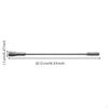 Additional Long Thin Wall Socket, 1/2 cm Drive, Deep power, Auto Repair 20.2cm 8