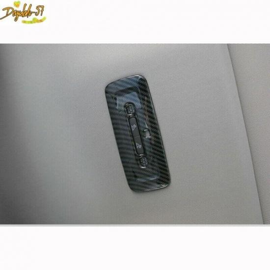 Carbon Fiber ABS Rear Reading Light Lamp Cover Trim For Toyota Camry 2018-