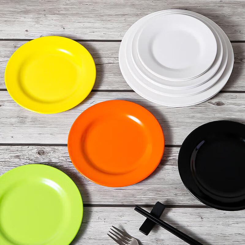 Xiyao Melamine Round Flat Plates