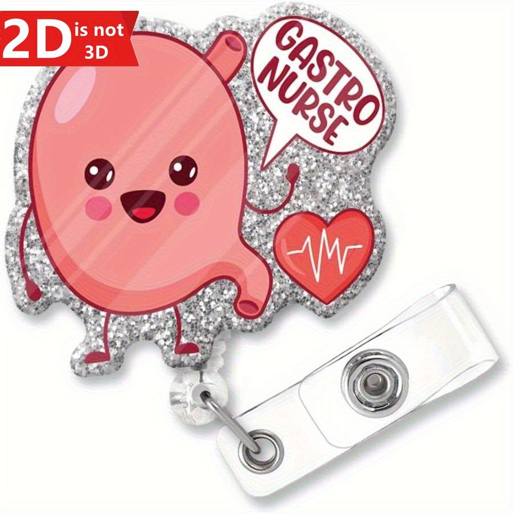 

2D Flashing Badge Clip for healthcare professionals. The perfect medical gift. прозрачный