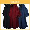 Capa Robe de Mago Medieval com Capuz Para Halloween Role Play