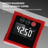 Four Sided Angle Gauge Digital Display Magnetic Tilt Angle Box Woodworking Electronic Angle Dipmeter Gradient Measuring Supplies