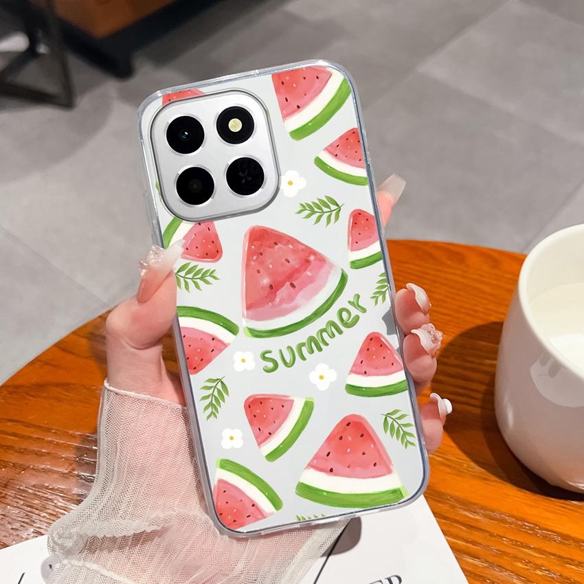 For Huawei Honor X6c X8a X7a X8c 400 Pro Clear Case Delicious Pomelo Patterns Soft Slim Silicone Anti Drop Protective Shell For Huawei Handphone Cover