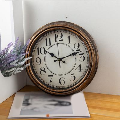 Inch Wall Clock Silent Vintage And Stylish Battery Operated