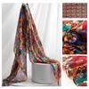 Long Strips of Silk Scarf  High-end Sense Mulberry Silk Scarf  Women's Fresh Small Floral Thin Style  Atmosphere  Big Shawl