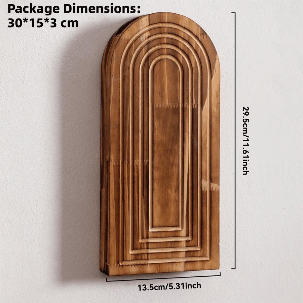 Handgemachter Wandpflanzer Moderner Bauernhaus-Wandpflanzer Kunstdekor Hölzerne Wandvase Schlafzimmer