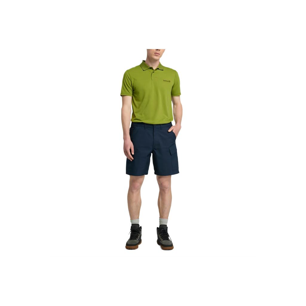 Timberland Camiseta Polo de Manga Corta de Color Sólido Simple Versátil Cómoda para Hombre tops TB0A2ND5EFO1