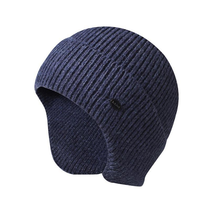 Autumn and Winter Knitted Hats Men and Women Solid Color Thermal Ear Caps Outdoor Riding Wool Caps Ski Pullovers