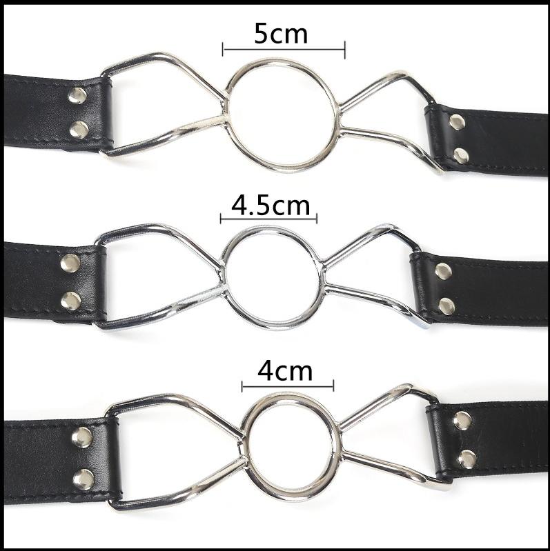 Metal Open Mouth Ring Gag  Kink Fetish Restraints Gags