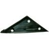 Side Rearview Triangle Molding Cover Fender Corner Molding for Ford Focus 2012 2013 2014 2015 2016 2017 2018 (Black, Left (Diver) Side)