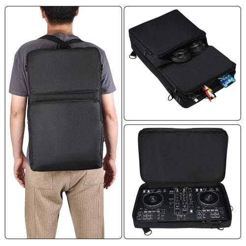 YipuVR Pioneer DJ Controller Bag for DDJ-FLX4/DDJ-400/DDJ-SB3/DJ-202/Inpulse 300, with Shoulder Strap, Waterproof, Shockproof, Large Capacity, Easy to