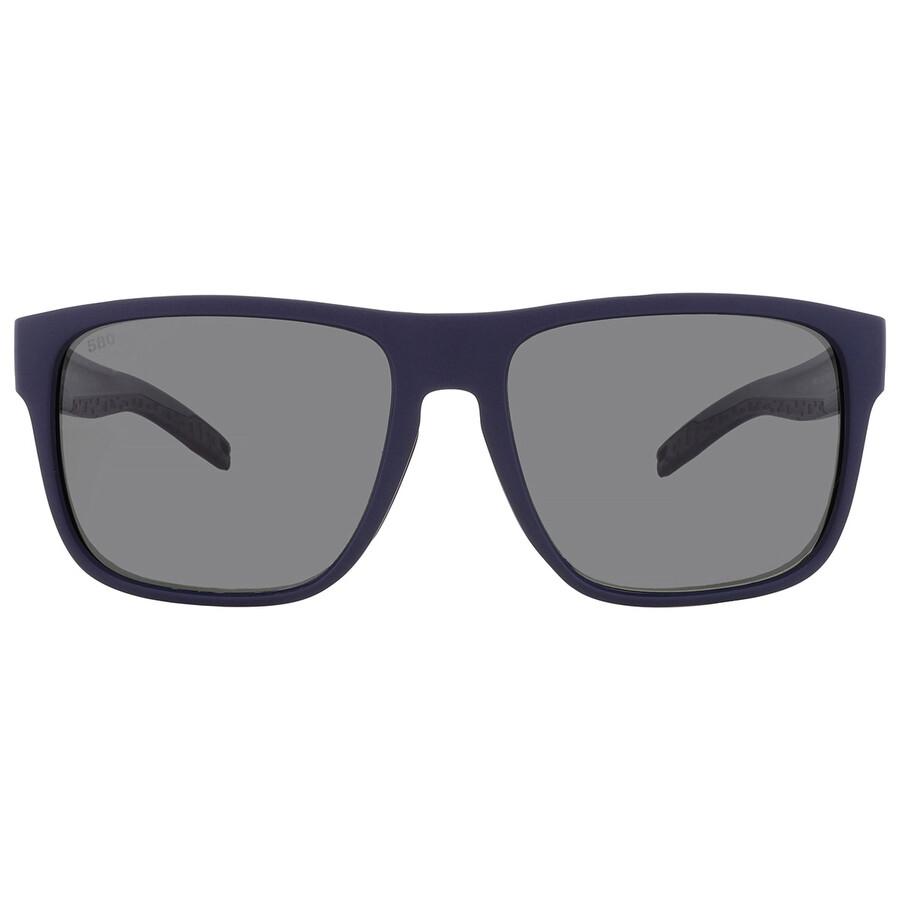 CoSta Del Mar Spearo Xl Grey Polarized GlaSS Square Men S SunGlaSSeS 6S9013 901315 59