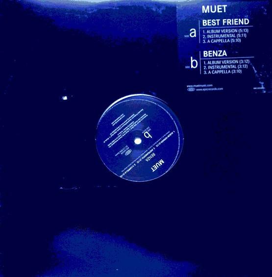 

12inch Record MUET - Best Friend / Benza EAS32520 Epic 2001 US Rap & Hip-Hop/R&B Used