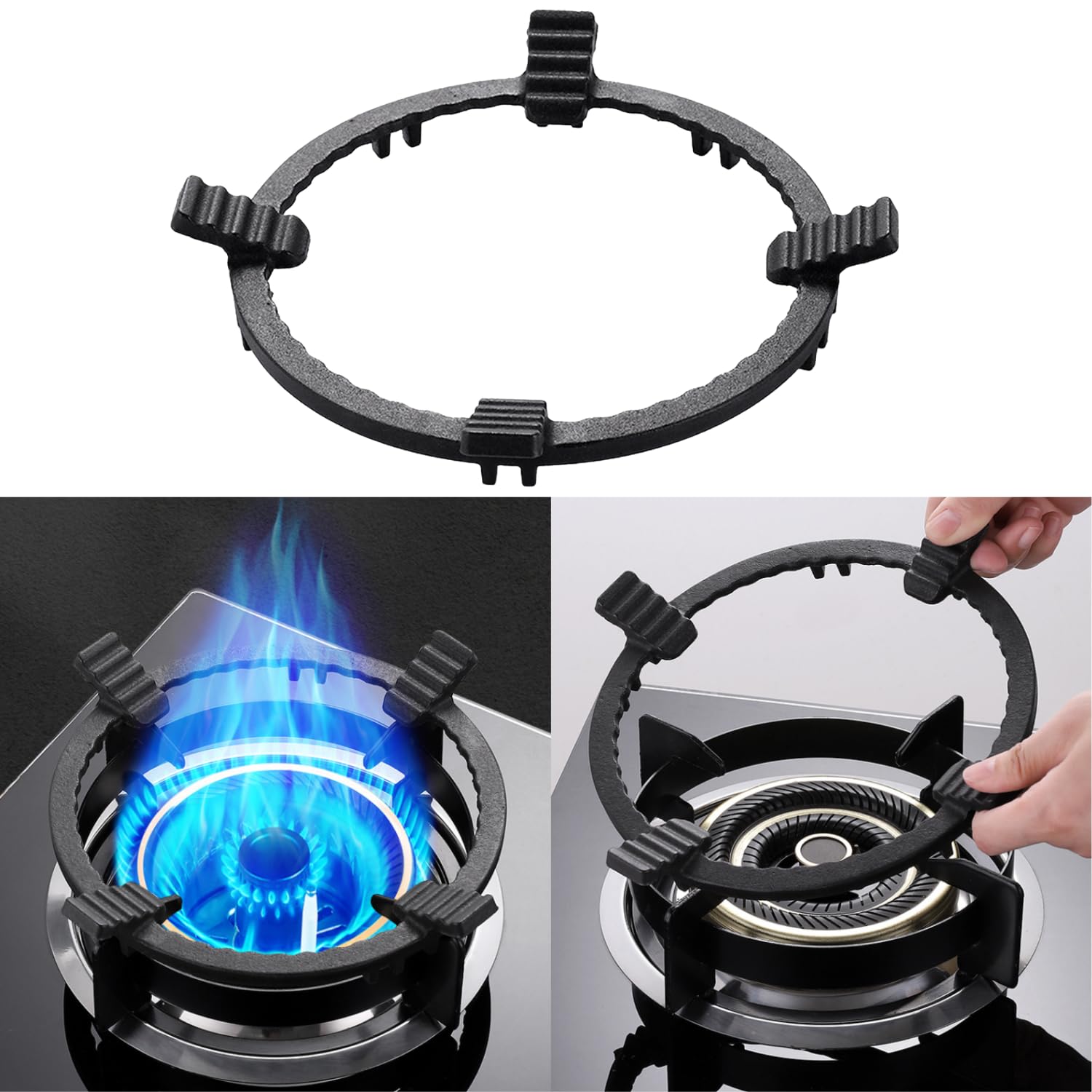 

Chinese Wok Trivet, Wok Trivet, Wok Trivet Attachment, 4- or 5-Prong, NYANDELMO ND-0002-R09