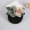 Hairnet Back Head Hair Updo Women Hair Net Headdress Flower Hair Accessories Hair Ring