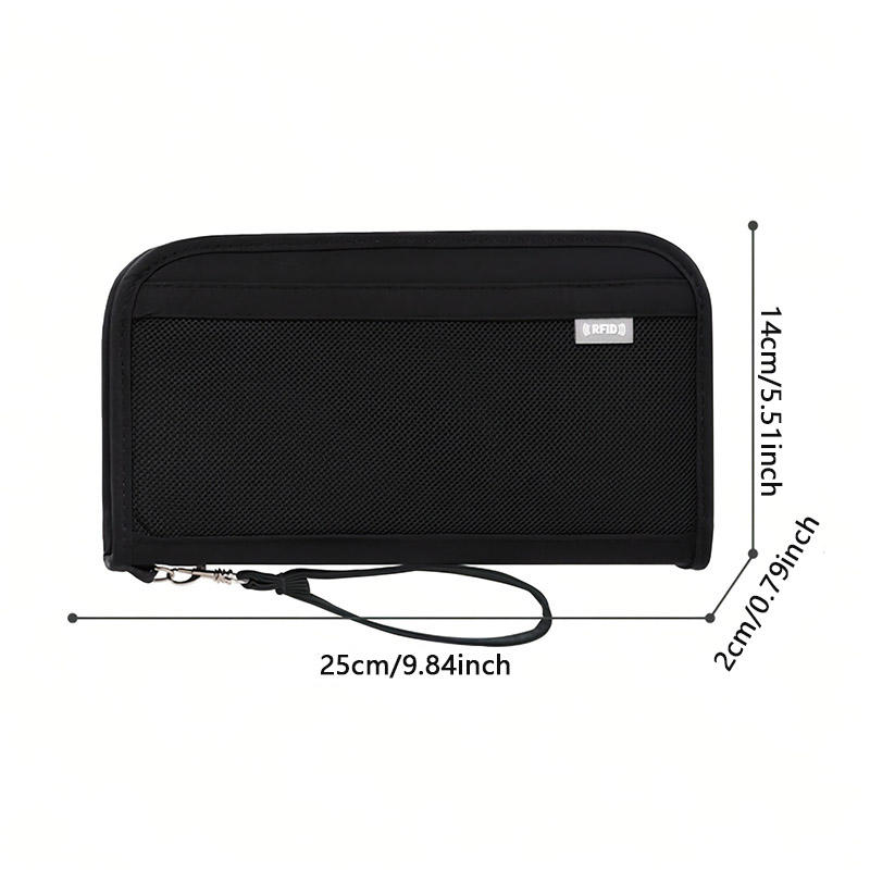 Large Capacity Portable Travel Boarding Passport Holder Wallet Multifunctional Document Organizer Credit Cards Case for Women Men