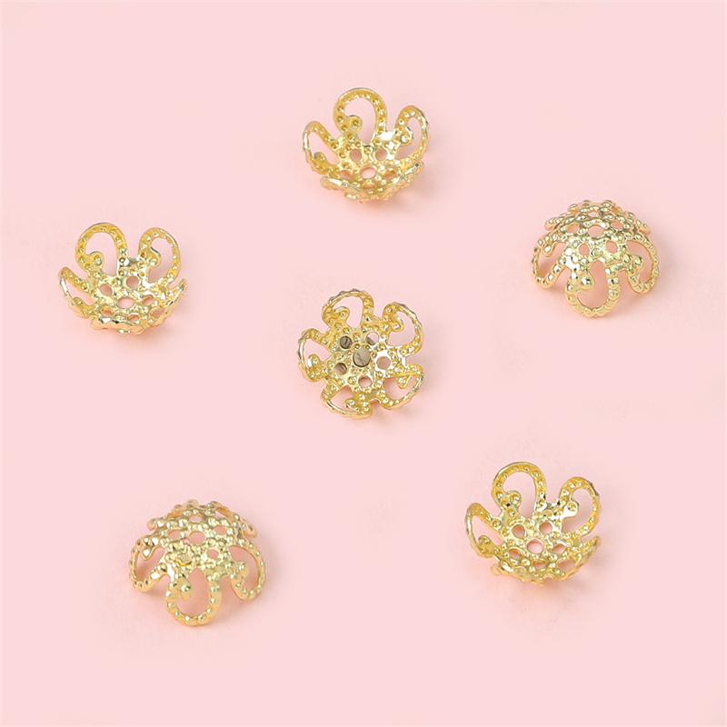 Copper Receptacle for DIY Handmade Jewelry 10PCS/Bag