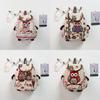 Owl Canvas Backpack With Drawstring Closure For Casual Daily Use