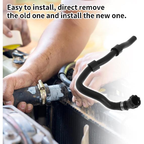 Topení HVAC Hadice motoru Chladič motoru Hadice chladicí kapaliny č. 64213416609 pro BMW X3 E83 3.0L L6 2007-2010 Guma Černá Dobré těsnění