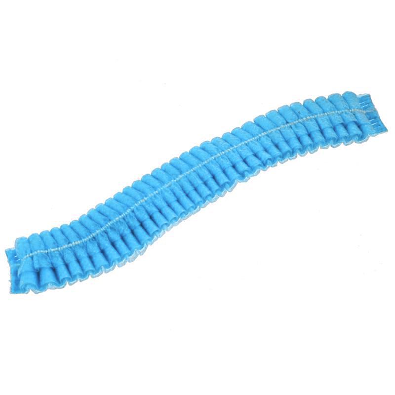 Blue Disposable Non-woven Bouffant Cap Hair Net Cap Elastic Free Size for Tattoo