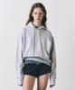 Easy O Woman Essential Hooded Sweatshirt_Light Gray