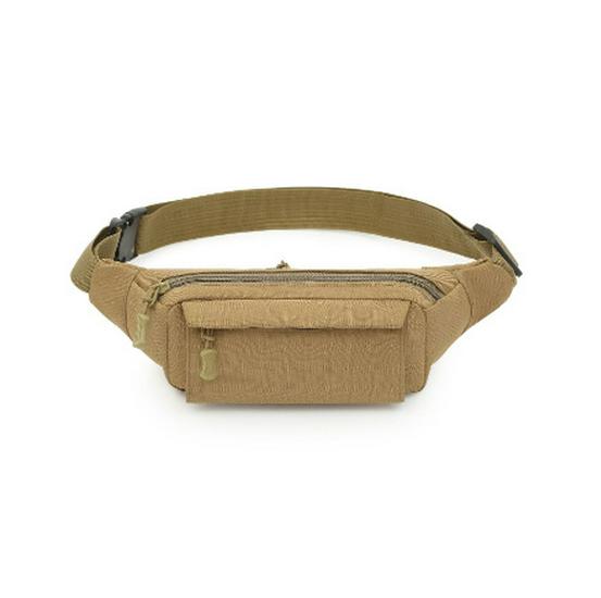 Многофункциональная мужская тактическая поясная сумка-кроссбоди камуфляжной расцветки 33x6x11 cm
