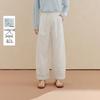 INMAN Women's Relaxed Fit Elastic Waist Trousers