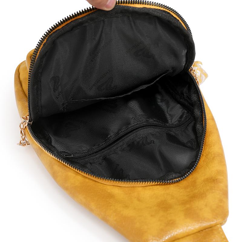 Women's Chest Bag Commuter Waist Bag Vintage Crossbody Bag