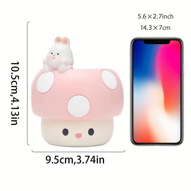 Fun Mushroom Pencil Holder for Desk Lightweight Multipurpose Storage Box for Home Office & Art Supplies Stationery Collectors