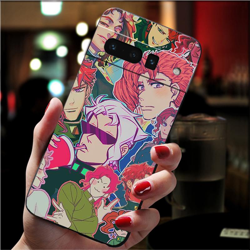 Phone Case for Google Pixel 7 Pro 7 6A 6 Pro 5A 4A 3A Pixel 4 XL Pixel 5 6 4 3 XL 3A XL 2 XL JoJo Bizarre Adventure Case Funda