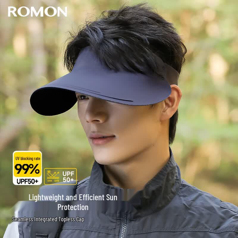 Romon Men s Lightweight Wide Brim UV Protection Sun Visor