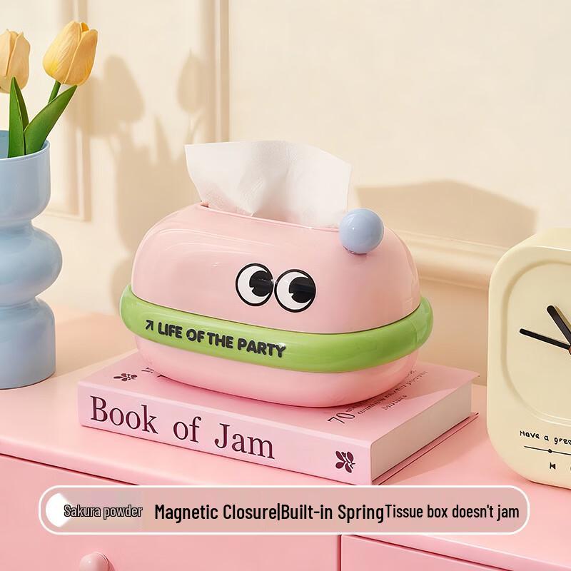 Stylish Spring-Loaded Tissue Box