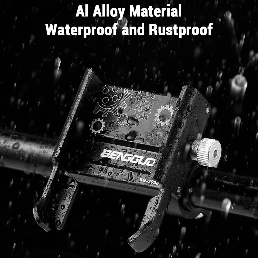 Alu uchwyt na telefon komórkowy na rower ze stopu aluminium Obrotowy uchwyt do smartfona na hulajnogę