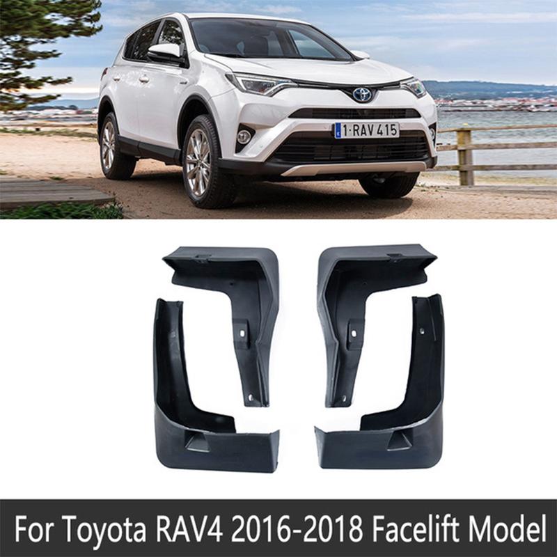 4X Für Toyota RAV4 RAV 4 XA40 2013 2014 2015 2016 2017 2018 Schmutzfänger Schmutzabweiser Spritzschutz Kotflügelverbreiterung Rad Auto Zubehör