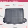 Car Rear Trunk Mat For Nissan X-Trail XTrail XTL T33 2022 2023 2024 Cargo Liner Boot Floor Tray 3D Protector Carpet Accessories